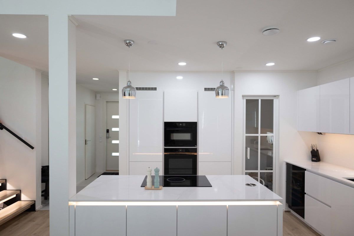 Una panoramica luminosa armoniosa ed elegante